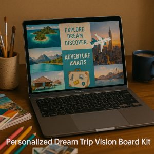 Personalized Dream Trip Vision Board Kit